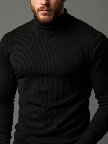 Men's Ribbed Crewneck Sweatshirt Galipo